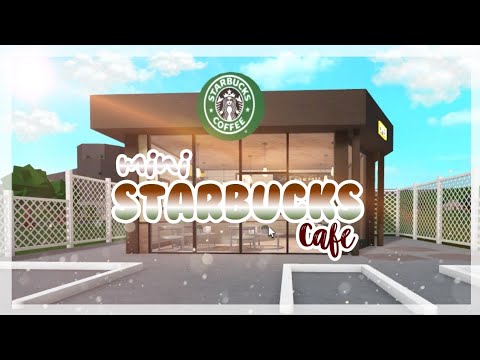 No Gamepass Mini Starbucks ☕, 30k, Speedbuild & Tour, Roblox Bloxburg