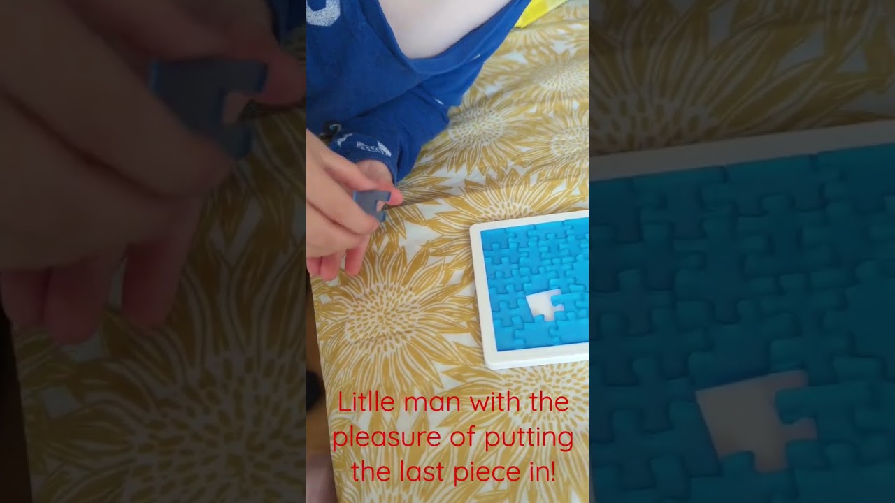 little man solving the jigsaw 29! 