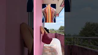 Do this wall stretch for 30 sec × 5 sets daily to improve your posture and back alignment.