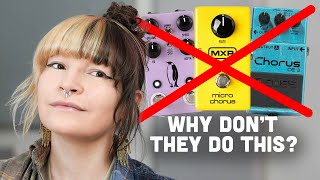 Why don't chorus pedals do this?