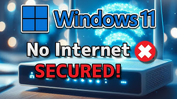 Fix "No Internet, Secured" WiFi Error in Windows [2025]