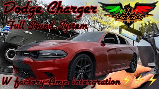 2020 Dodge Charger sound system installation ⚡️🦅⚡️