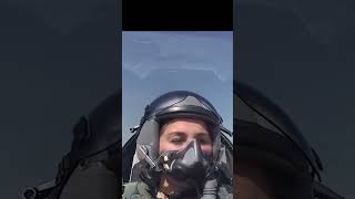 F-16 Woman Pilot Handles Extreme G-Forces Like a Pro | Real Cockpit G Test