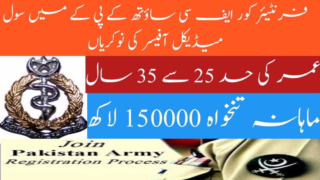 Civilian Medical Officer Jobs in Frontier Corps FC South KPK - YouTube