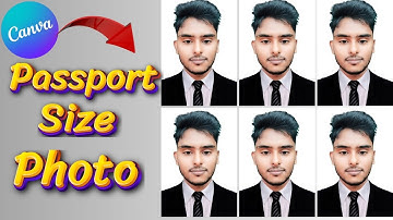 How to Create Passport-Size Photos with Canva | Step-by-Step Tutorial