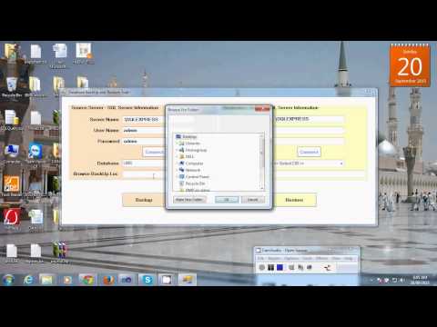 Sql Server Database backup and restore