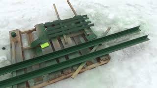 Making Harbor Freight Sawmill Track Extensions