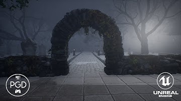 Spooky Graveyard Unreal Level Design Showcase