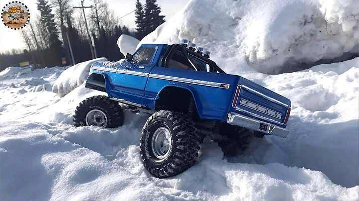 Snow Crawl Adventure with The Pig! | [How does the Traxxas TRX-4 RC Crawler