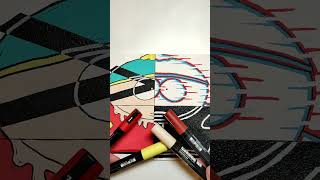 How to draw Eric Cartman Glow effect South Park #drawing #howtodraw #ericcartman #southpark #glow