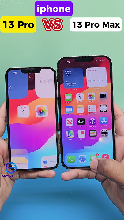 iPhone 13 Pro Max VS 13 Pro #shorts #iphone #apple #asmr