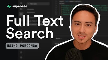 Multilingual full text search using PGroonga in Supabase