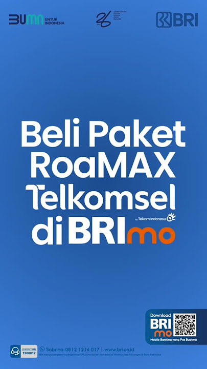 Sobat BRI,Mau beli paket roaming RoaMAX Telkomsel di BRImo aja! ✨️#BRImo #BRImoMudahSerbaBisa