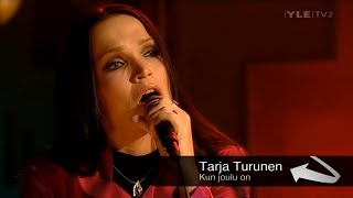 Tarja - Kun Joulu On From finnish TV-programme "Pop Klubi" (2004) Tarja Christmas Special 2/7