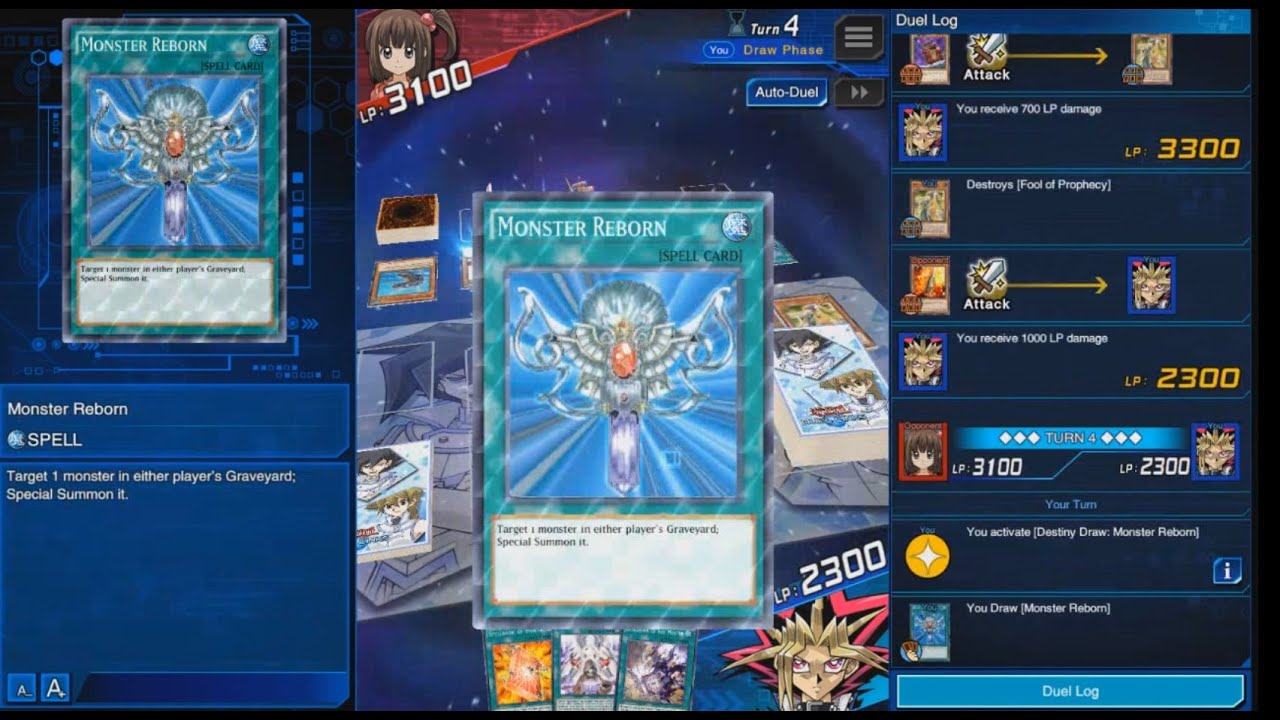 Monster Reborn, Welcome To The Game! - Yu-Gi-Oh! Duel Links - YouTube