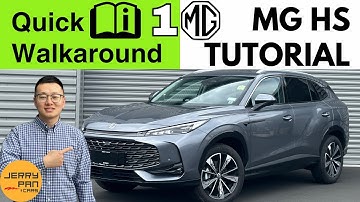 📗NEW MG HS Tutorial - 1. Quick Start-up Walkthrough | User Guide, Owner