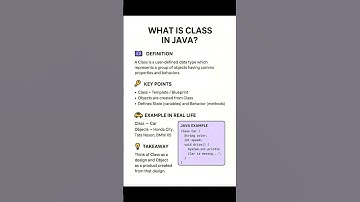 What is class in java?  class in java? #java #javaprogramming #education #javatutorial #class