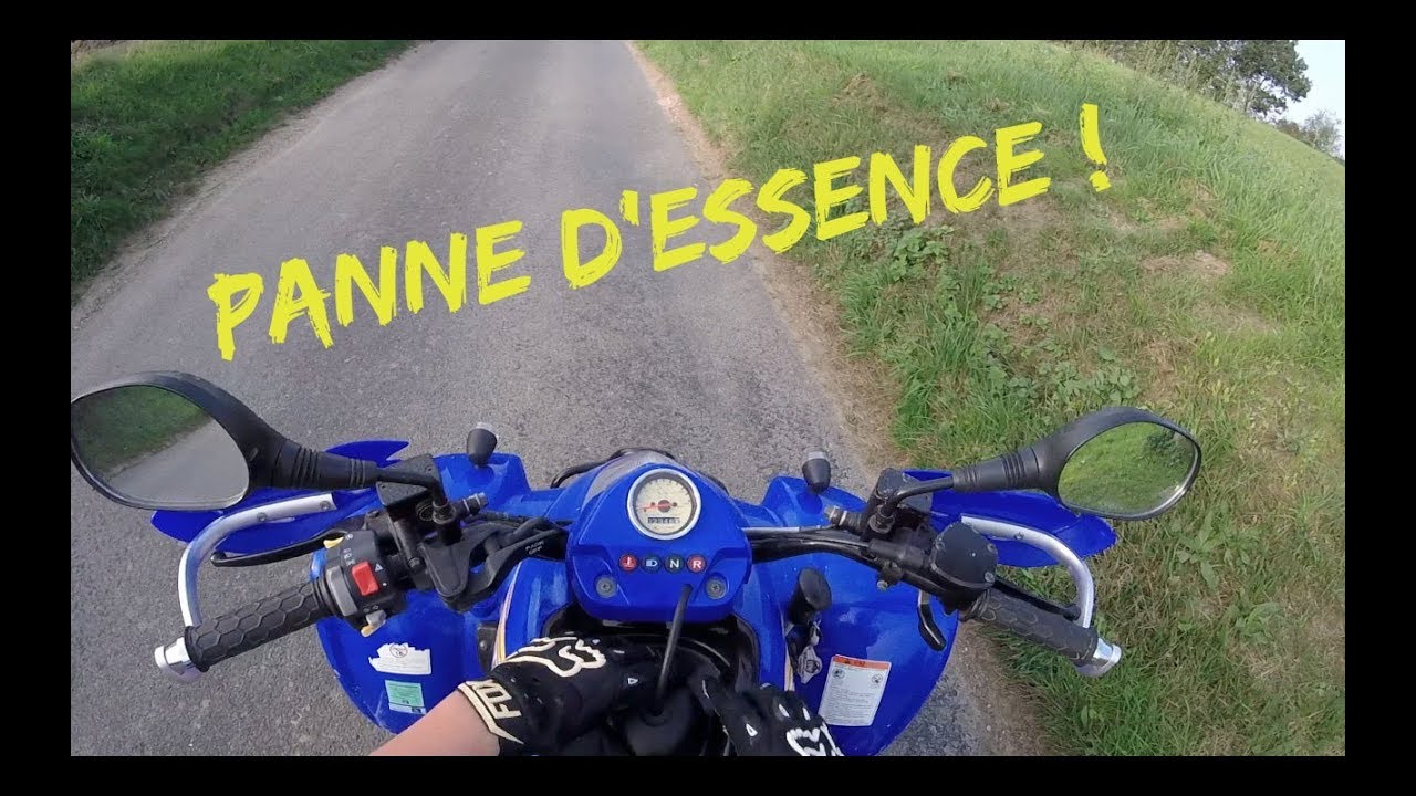Panne d'essence en quad 😅 - YouTube