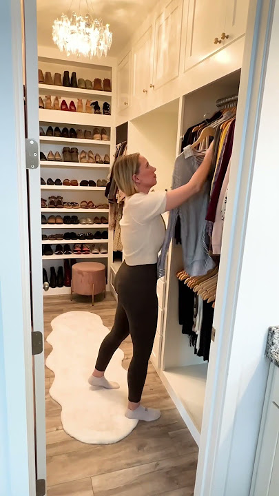 Pull-out mirror. Hidden candy. Swivel ironing board. This closet has it ALL! 🤯 #ad@REVASHELF