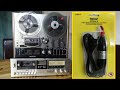 Tape head demagnetizer review before  after sound test akai sony cassette deck reel 2 reel