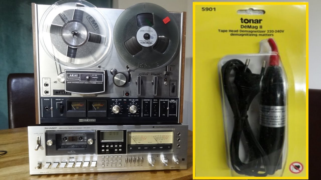 Tape Head Demagnetizer Review, Before \U0026 After Sound Test, Tonar Demag, Cassette Deck, Reel 2 Reel