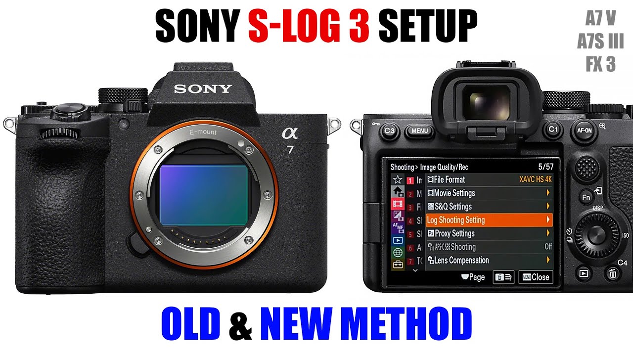 Новая настройка S-Log3 для камер Sony Alpha [Как использовать SLOG3] Учебное пособие по a7 V