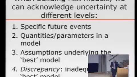 Risk: Trying to Quantify Our Uncertainty