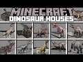 Minecraft DINOSAUR ZOO HOUSE MOD / SPAWN DINOSAURS TO BREED AND TAME FOR BABY MOBS ! Minecraft Mods