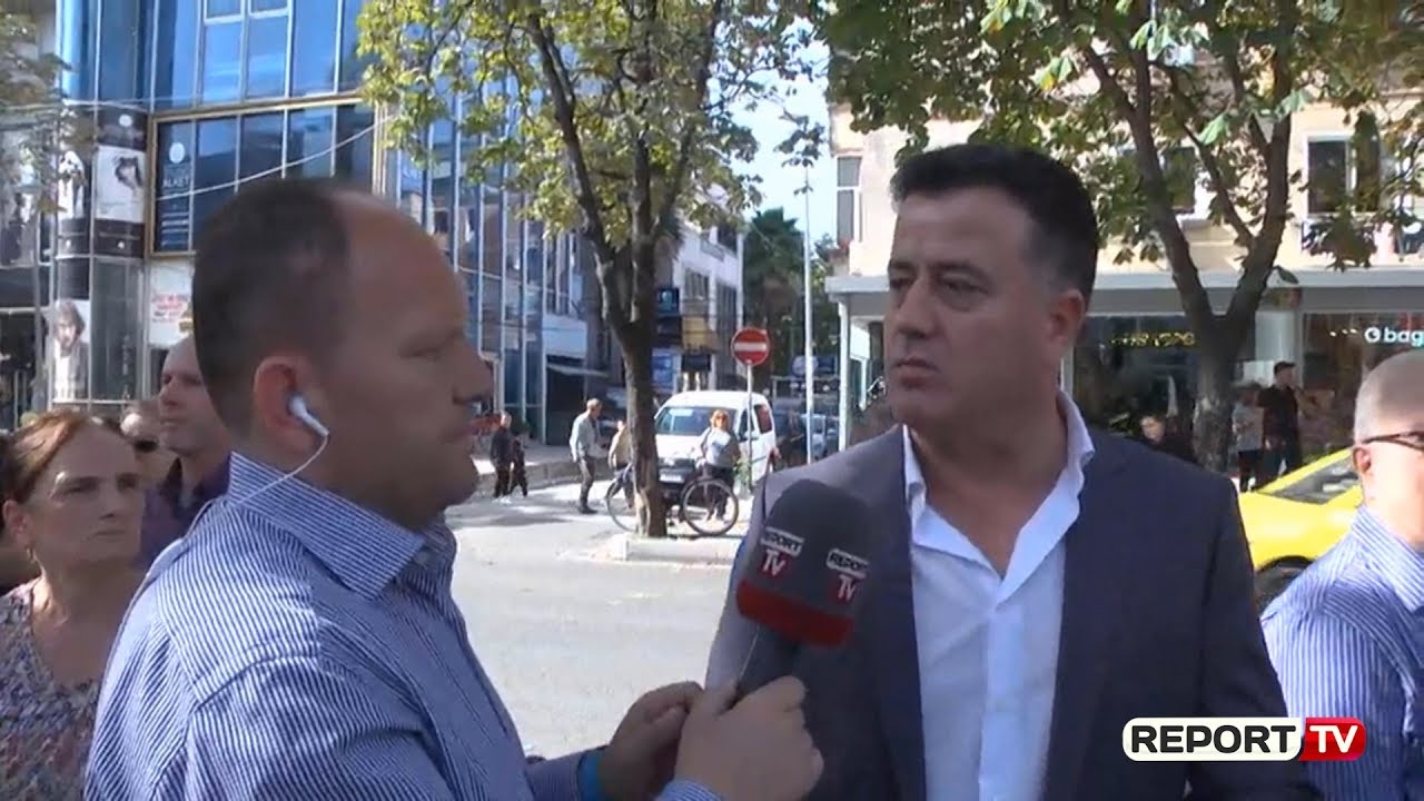 Report TV - Protesta te Drejtoria e Policisë, Flamur Noka: Nëse do të isha unë ministër...