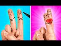 BEAUTIFUL ART HACKS YOU WILL LOVE || Making Magic ART and Easy Painting Techniques by 123GO! SCHOOL