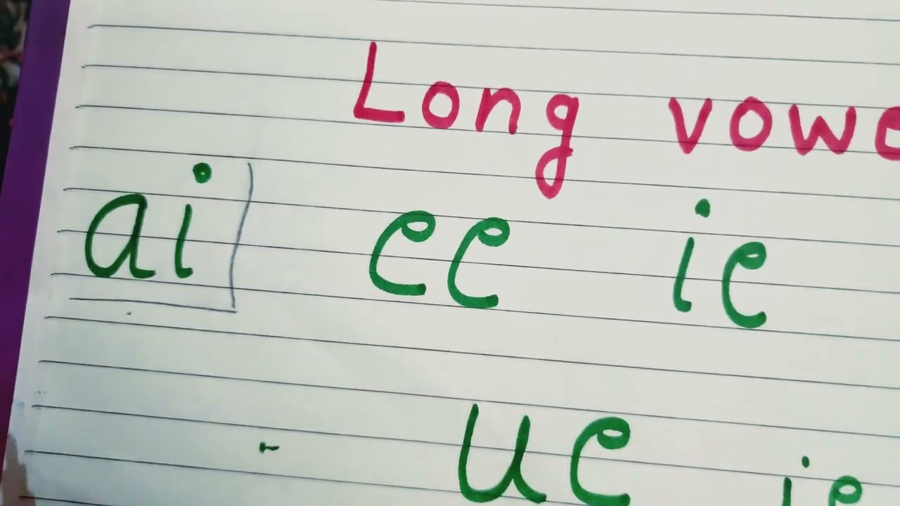 Long vowel sounds tricks😀