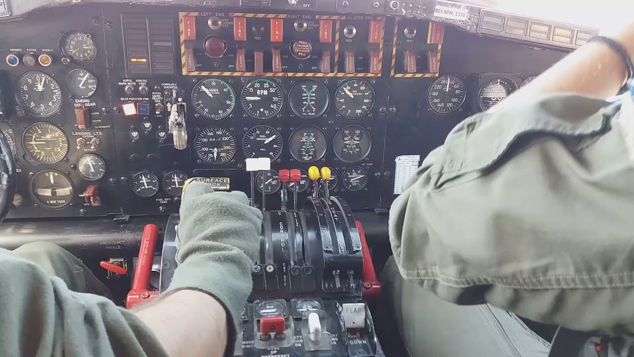 Starting procedures launch CL-215 - Engines R-2800 Check