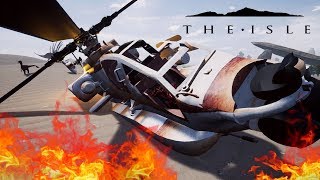 The Isle | MERCENARY HELICOPTER! Human Constructions, Dinosaurs, TITANS, SNOW | (PT/BR) screenshot 5