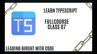 Object type in Typescript  Learning TypeScript for beginner class 07 Hindi/Urdu.