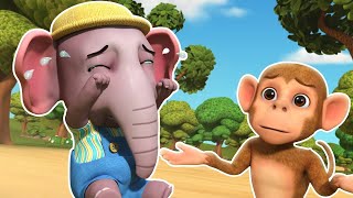 Hathi Ro Raha Tha | एक छोटा हाथी - Ek Mota Hathi | Hindi Poem For Children