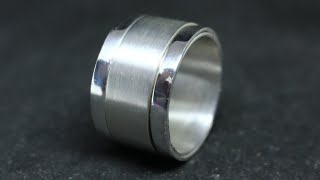 HOW TO MAKE A SILVER SPINNER RING
