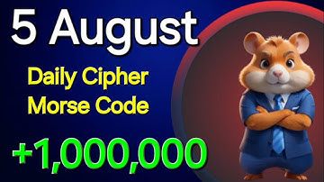 5 August Daily Cipher Code | Today Hamster Kombat Cipher Code | Daily Cipher Code
