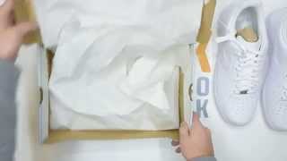 Nike Air Force 1 - White - Walktall | Unboxing | Hands on screenshot 4