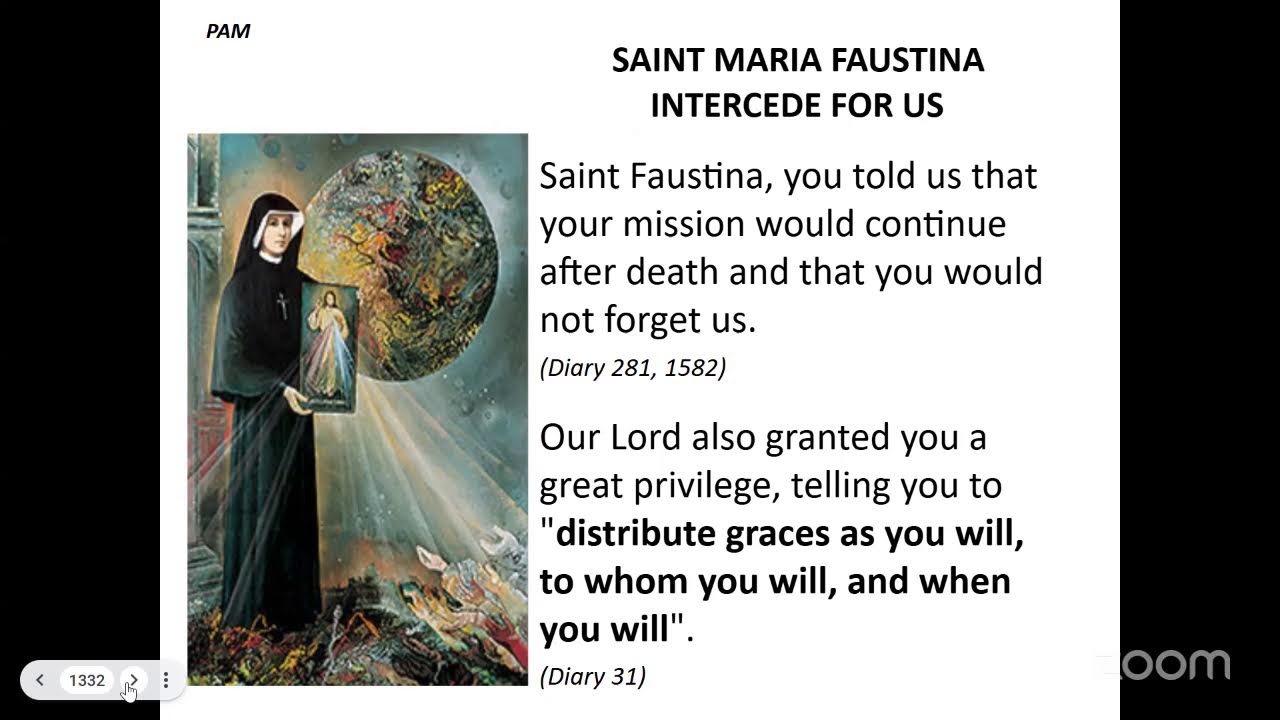 Divine Mercy Movement's Personal Meeting Room