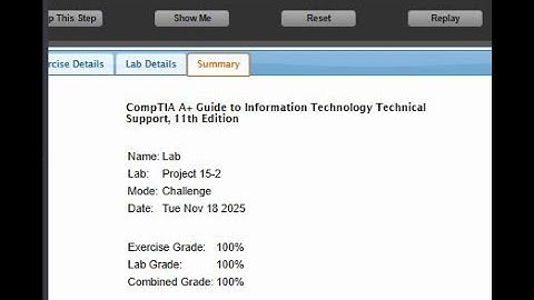 Software Lab Simulation 15-2: Practicing Using System Recovery Options