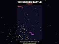 100 Snakes Battle Royale — AI vs AI 🐍 #shorts