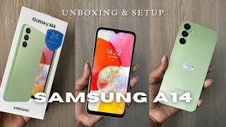 SAMSUNG A14 4G UNBOXING & SETUP