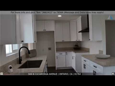 949 N Cucamonga Avenue, Ontario, CA home video tour