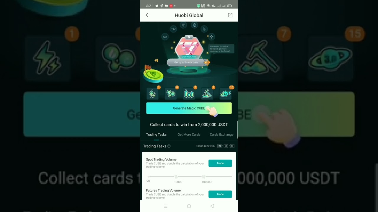 Huobi PrimeBox Cube Carnival l Win Upto 2000000$ | But This is What They Give 😳😳😳