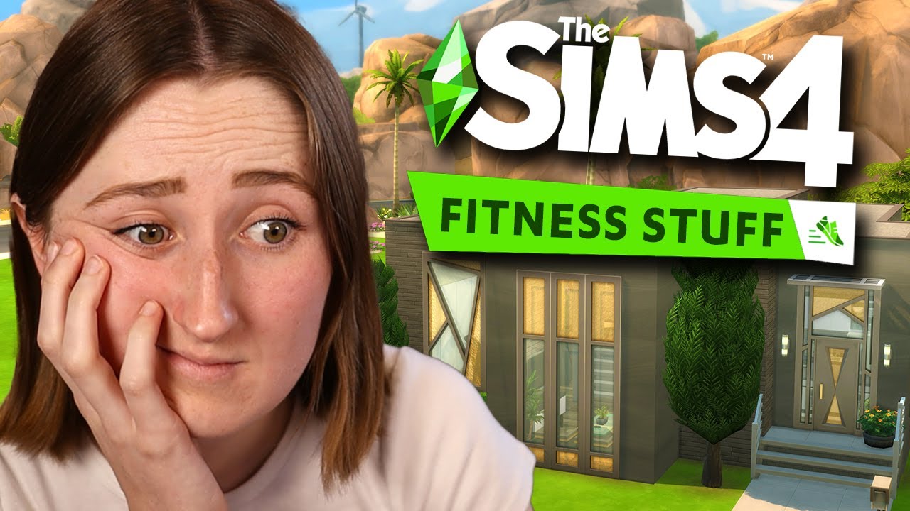 i built an entire sims house using ONLY the *fitness stuff pack*