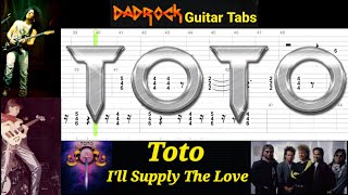 I'll Supply The Love - Toto - Guitar + Bass TABS Lesson