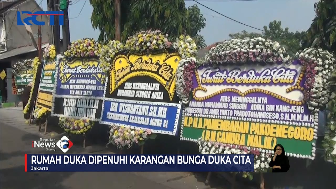 Rumah Duka Korban Kecelakaan di Tol Pejagan Dipenuhi Karangan Duka Cita 