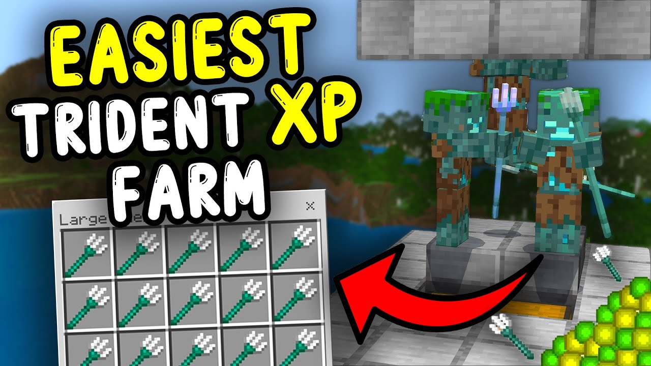НОВЕЙШАЯ САМАЯ ПРОСТАЯ ФЕРМА ОПЫТА ДЛЯ ТРИЗЕНТОВ В Minecraft Bedrock 1.21+!