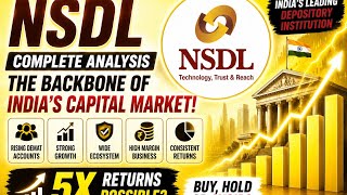 NSDL Analysis 2026 | India's Capital Market Backbone | 5X Returns Ahead?