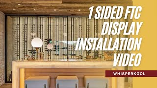 Ultra Wine Racks Floor-To-Ceiling Mounted Display - 1 Sided (21 Bottles)